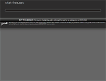 Tablet Screenshot of chat-free.net
